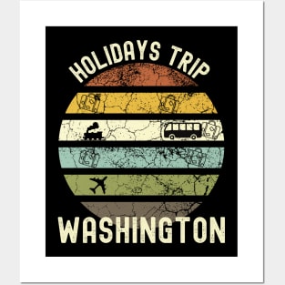 Holidays Trip To Washington, Family Trip To Washington, Road Trip to Washington, Family Reunion in Washington, Holidays in Washington, Posters and Art